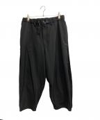 POLIQUANTポリクアント）の古着「THE CHANGING WIDTH ADJUSTABLE TROUSER」｜ブラック