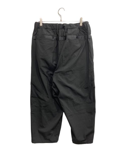 POLIQUANT（ポリクアント）POLIQUANT (ポリクアント) THE CHANGING WIDTH ADJUSTABLE TROUSER ブラック サイズ:3-4の古着・服飾アイテム