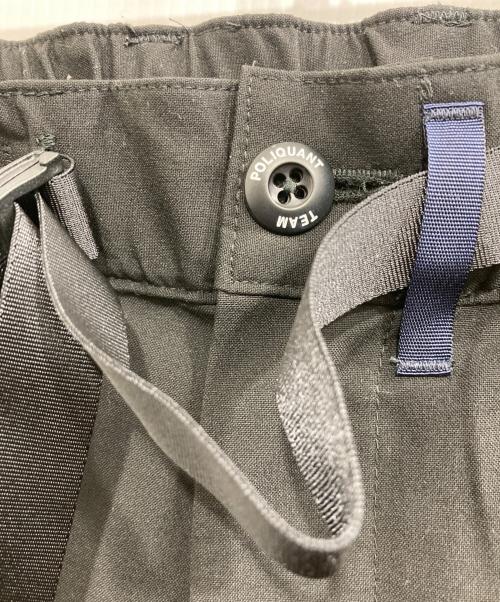 POLIQUANT（ポリクアント）POLIQUANT (ポリクアント) THE CHANGING WIDTH ADJUSTABLE TROUSER ブラック サイズ:3-4の古着・服飾アイテム