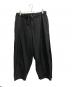POLIQUANT（ポリクアント）の古着「THE CHANGING WIDTH ADJUSTABLE TROUSER」｜ブラック