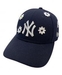 New Era×nick gear（ニューエラ×ニックギア）の古着「3D フラワーキャップ/コラボキャップ/3D FLOWER CAP」｜ネイビー