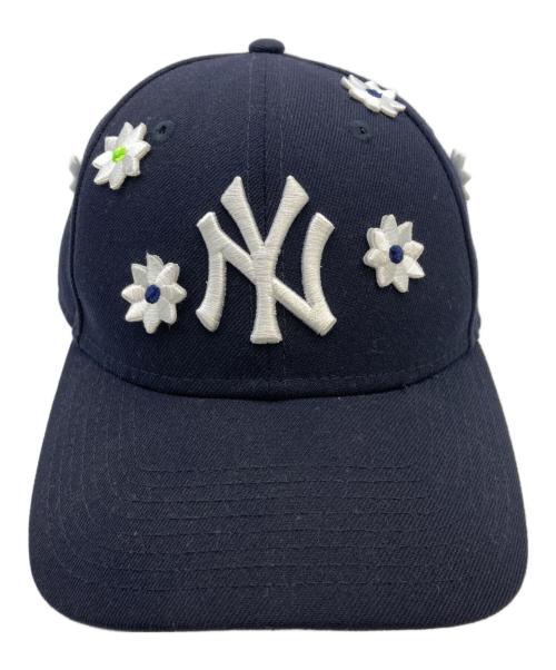 New Era（ニューエラ）New Era (ニューエラ) nick gear (ニックギア) 3D フラワーキャップ/コラボキャップ/3D FLOWER CAP ネイビーの古着・服飾アイテム