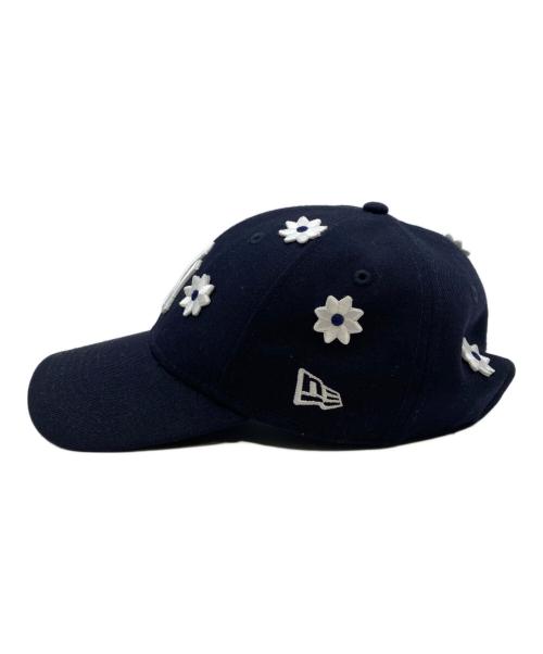 New Era（ニューエラ）New Era (ニューエラ) nick gear (ニックギア) 3D フラワーキャップ/コラボキャップ/3D FLOWER CAP ネイビーの古着・服飾アイテム
