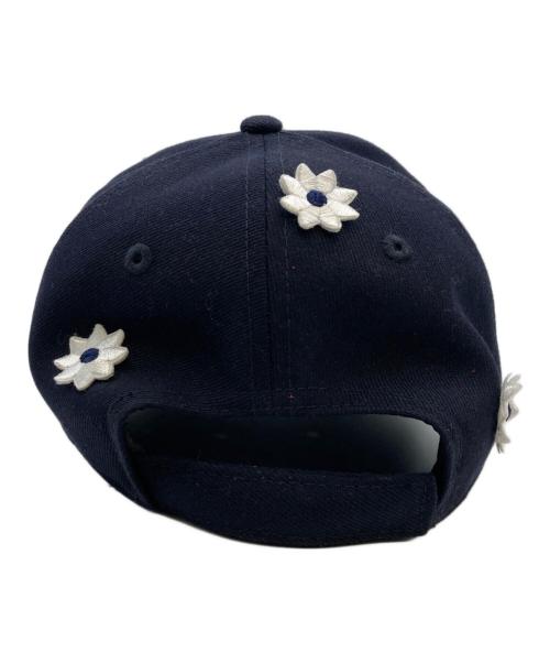 New Era（ニューエラ）New Era (ニューエラ) nick gear (ニックギア) 3D フラワーキャップ/コラボキャップ/3D FLOWER CAP ネイビーの古着・服飾アイテム