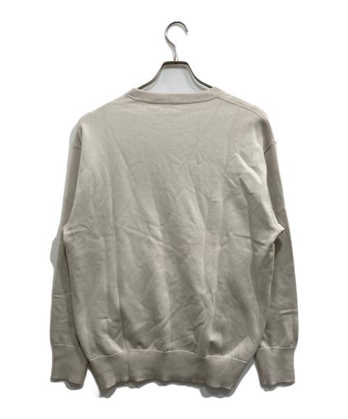 HEUGN（ユーゲン）HEUGN (ユーゲン) 別注 PRINTED COTTON KNIT/別注 プリントコットンニット グレー サイズ:3の古着・服飾アイテム