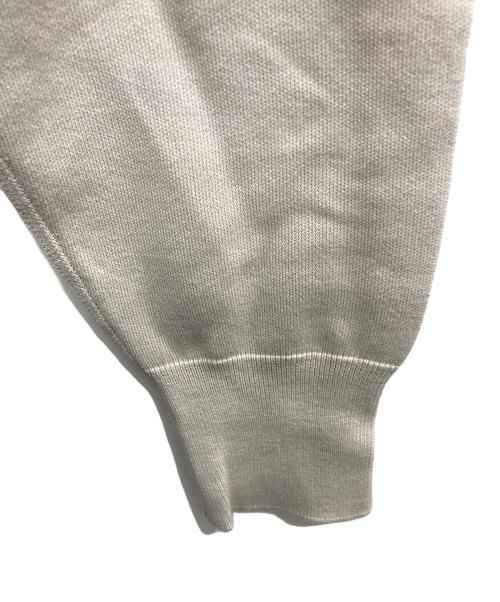 HEUGN（ユーゲン）HEUGN (ユーゲン) 別注 PRINTED COTTON KNIT/別注 プリントコットンニット グレー サイズ:3の古着・服飾アイテム