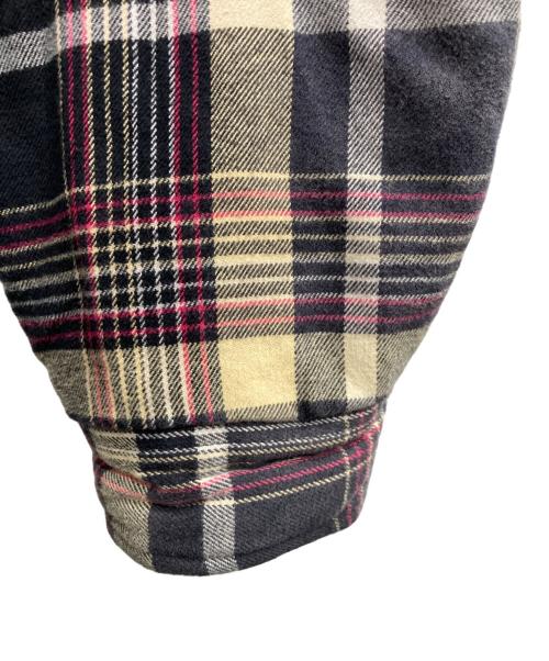 SUPREME（シュプリーム）Supreme (シュプリーム) Dickies (ディッキーズ) PLAID HOODED ZIP UP SHIRT/プレイド フーディッド ジップ アップ シャツ マルチカラー サイズ:Lの古着・服飾アイテム