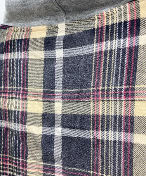 SUPREME（シュプリーム）Supreme (シュプリーム) Dickies (ディッキーズ) PLAID HOODED ZIP UP SHIRT/プレイド フーディッド ジップ アップ シャツ マルチカラー サイズ:Lの古着・服飾アイテム