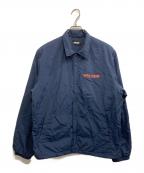 PALACEパレス）の古着「FLEECE LINED COACH JACKET」｜ネイビー