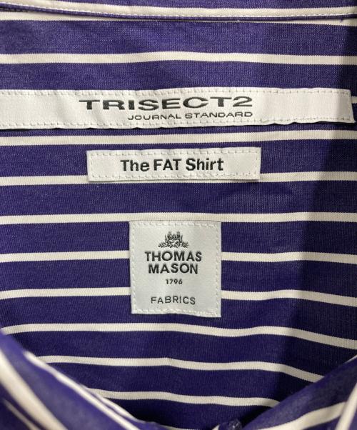 JOURNAL STANDARD TRISECT（ジャーナルスタンダード トライセクト）JOURNAL STANDARD TRISECT (ジャーナルスタンダード トライセクト) トーマスメイソン ファット レギュラー シャツ ブルー サイズ:Mの古着・服飾アイテム