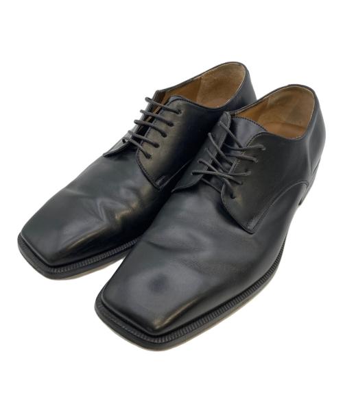 LOUIS VUITTON（ルイ ヴィトン）LOUIS VUITTON (ルイ ヴィトン) スクエアトゥ レザー ドレスシューズ ブラック サイズ:8の古着・服飾アイテム