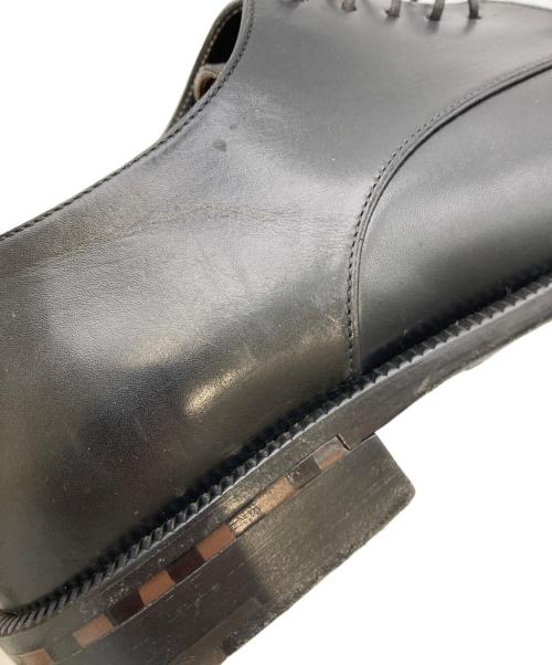 LOUIS VUITTON（ルイ ヴィトン）LOUIS VUITTON (ルイ ヴィトン) スクエアトゥ レザー ドレスシューズ ブラック サイズ:8の古着・服飾アイテム