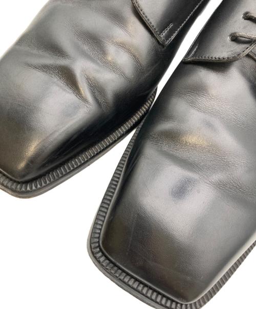 LOUIS VUITTON（ルイ ヴィトン）LOUIS VUITTON (ルイ ヴィトン) スクエアトゥ レザー ドレスシューズ ブラック サイズ:8の古着・服飾アイテム