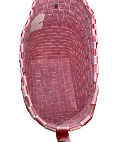 MARNI（マルニ）MARNI (マルニ) MARKET POD BASKETバッグ/マーケット　ポッド　バスケットバッグ ピンク×レッドの古着・服飾アイテム