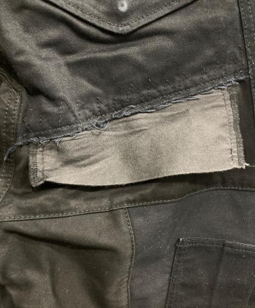 JUNYA WATANABE COMME des GARCONS（(ジュンヤワタナベ コムデギャルソン）JUNYA WATANABE COMME des GARCONS ((ジュンヤワタナベ コムデギャルソン) 再構築カーゴパンツ ブラック サイズ:SSの古着・服飾アイテム