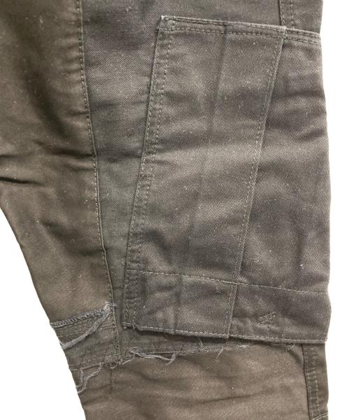 JUNYA WATANABE COMME des GARCONS（(ジュンヤワタナベ コムデギャルソン）JUNYA WATANABE COMME des GARCONS ((ジュンヤワタナベ コムデギャルソン) 再構築カーゴパンツ ブラック サイズ:SSの古着・服飾アイテム