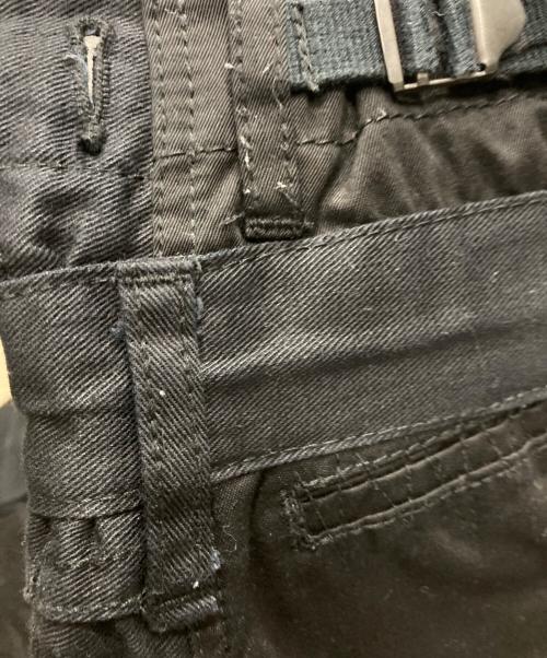 JUNYA WATANABE COMME des GARCONS（(ジュンヤワタナベ コムデギャルソン）JUNYA WATANABE COMME des GARCONS ((ジュンヤワタナベ コムデギャルソン) 再構築カーゴパンツ ブラック サイズ:SSの古着・服飾アイテム