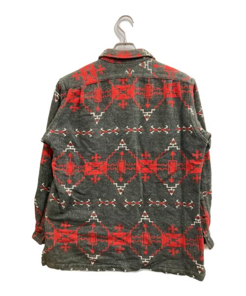 POLO RALPH LAUREN（ポロ・ラルフローレン）POLO RALPH LAUREN (ポロ・ラルフローレン) ネイティブ柄 ハーフボタンプルオーバー グレー サイズ:Sの古着・服飾アイテム
