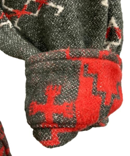 POLO RALPH LAUREN（ポロ・ラルフローレン）POLO RALPH LAUREN (ポロ・ラルフローレン) ネイティブ柄 ハーフボタンプルオーバー グレー サイズ:Sの古着・服飾アイテム