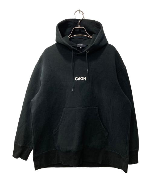 COMME des GARCONS HOMME（コムデギャルソン オム）COMME des GARCONS HOMME (コムデギャルソン オム) プルオーバーパーカー ブラック サイズ:Mの古着・服飾アイテム