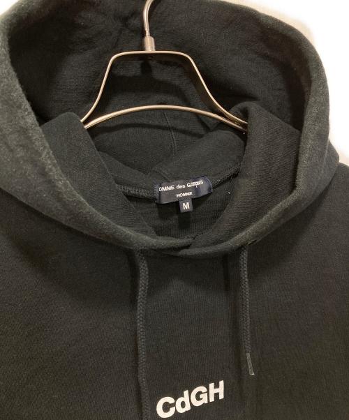 COMME des GARCONS HOMME（コムデギャルソン オム）COMME des GARCONS HOMME (コムデギャルソン オム) プルオーバーパーカー ブラック サイズ:Mの古着・服飾アイテム