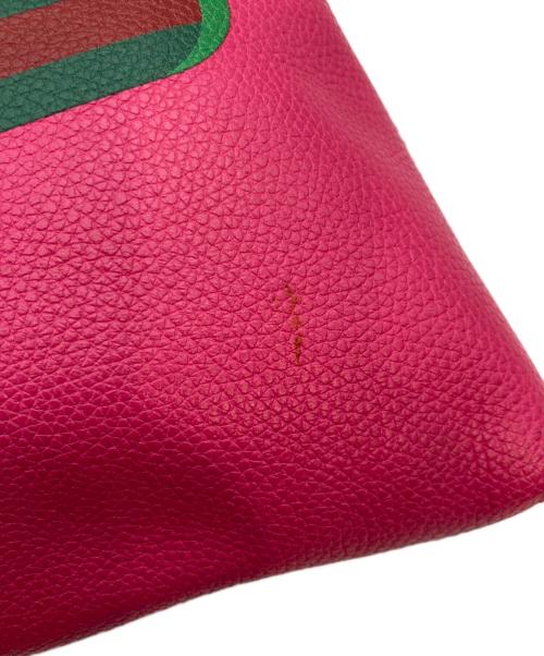 GUCCI（グッチ）GUCCI (グッチ) クラッチバッグ ピンクの古着・服飾アイテム