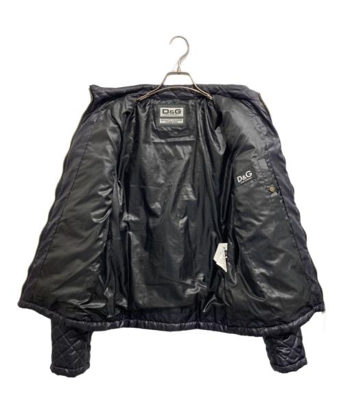 D&G（ディーアンドジー）D&G (ディーアンドジー) キルティングライダースジャケット パープル サイズ:48の古着・服飾アイテム