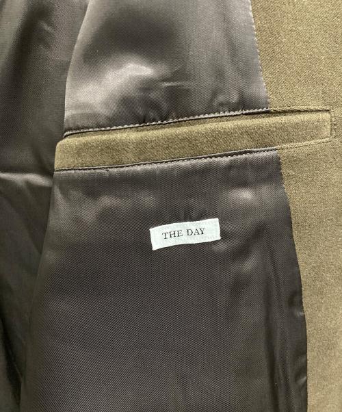 THE DAY（ザデイ）THE DAY (ザデイ) モールスキン ダブル ブレステッド テーラード ジャケット ブラウン サイズ:1の古着・服飾アイテム