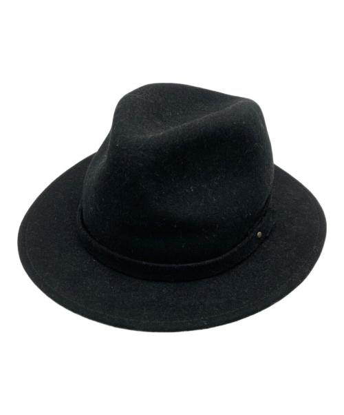 STETSON（ステットソン）STETSON (ステットソン) ハット ブラック サイズ:61cmの古着・服飾アイテム