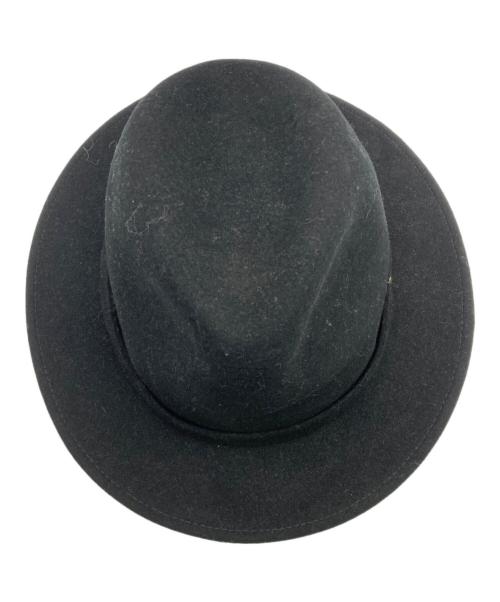 STETSON（ステットソン）STETSON (ステットソン) ハット ブラック サイズ:61cmの古着・服飾アイテム