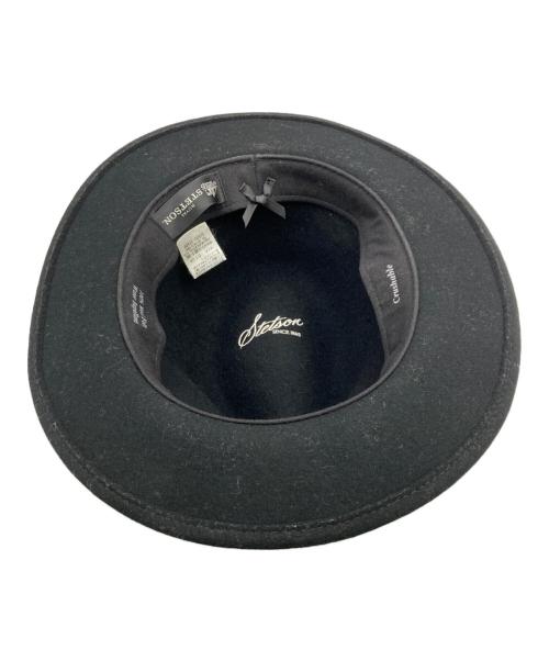 STETSON（ステットソン）STETSON (ステットソン) ハット ブラック サイズ:61cmの古着・服飾アイテム