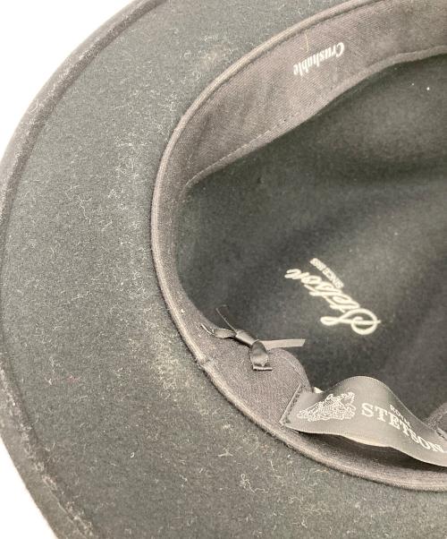 STETSON（ステットソン）STETSON (ステットソン) ハット ブラック サイズ:61cmの古着・服飾アイテム