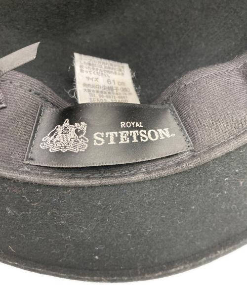 STETSON（ステットソン）STETSON (ステットソン) ハット ブラック サイズ:61cmの古着・服飾アイテム