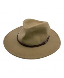 STETSON（ステットソン）の古着「BOZEMAN フェルトハット」｜ブラウン