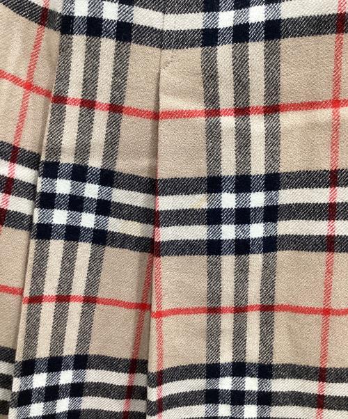 Burberry's（バーバリーズ）Burberry's (バーバリーズ) ノヴァチェックウールスカート ブラウン サイズ:13ARの古着・服飾アイテム