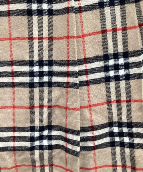 Burberry's（バーバリーズ）Burberry's (バーバリーズ) ノヴァチェックウールスカート ブラウン サイズ:13ARの古着・服飾アイテム