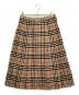 Burberry's（バーバリーズ）の古着「ノヴァチェックウールスカート」｜ブラウン