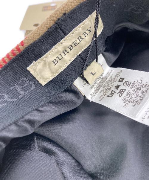 BURBERRY LONDON（バーバリーロンドン）BURBERRY LONDON (バーバリーロンドン) ハンチング ブラウン×ブラック サイズ:L 未使用品の古着・服飾アイテム