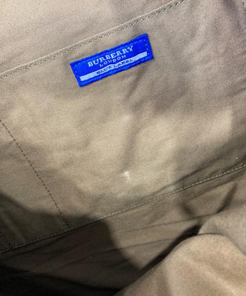 BURBERRY BLUE LABEL（バーバリー ブルー レーベル）BURBERRY BLUE LABEL (バーバリー ブルー レーベル) デニムレザートートバッグ インディゴの古着・服飾アイテム