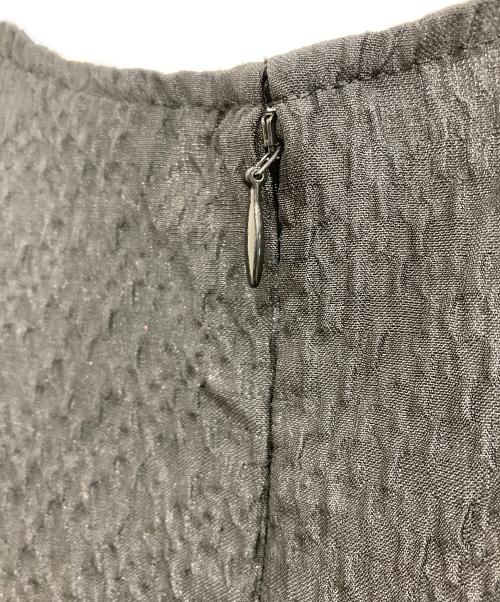 UNITED ARROWS（ユナイテッドアローズ）UNITED ARROWS (ユナイテッドアローズ) ジャカード 5SL ペプラム ブラウス ブラック サイズ:38の古着・服飾アイテム