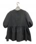 UNITED ARROWS (ユナイテッドアローズ) ジャカード 5SL ペプラム ブラウス ブラック サイズ:38：8000円