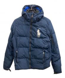 POLO RALPH LAUREN（ポロ・ラルフローレン）の古着「TYROL DOWN JACKET/ ビッグポニー ダウンジャケット」｜ネイビー