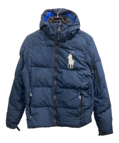 POLO RALPH LAUREN（ポロ・ラルフローレン）POLO RALPH LAUREN (ポロ・ラルフローレン) TYROL DOWN JACKET/ ビッグポニー ダウンジャケット ネイビー サイズ:Sの古着・服飾アイテム