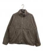 GOLDWINゴールドウイン）の古着「WOOL BOA FULL ZIP JACKET (ウールボアフルジップジャケット)」｜ブラウン