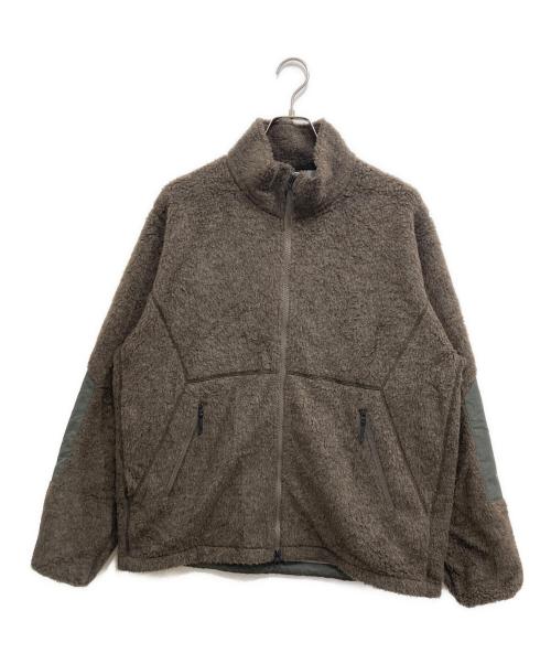 GOLDWIN（ゴールドウイン）GOLDWIN (ゴールドウイン) WOOL BOA FULL ZIP JACKET (ウールボアフルジップジャケット) ブラウン サイズ:3の古着・服飾アイテム