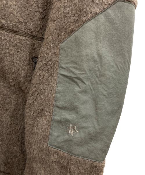 GOLDWIN（ゴールドウイン）GOLDWIN (ゴールドウイン) WOOL BOA FULL ZIP JACKET (ウールボアフルジップジャケット) ブラウン サイズ:3の古着・服飾アイテム