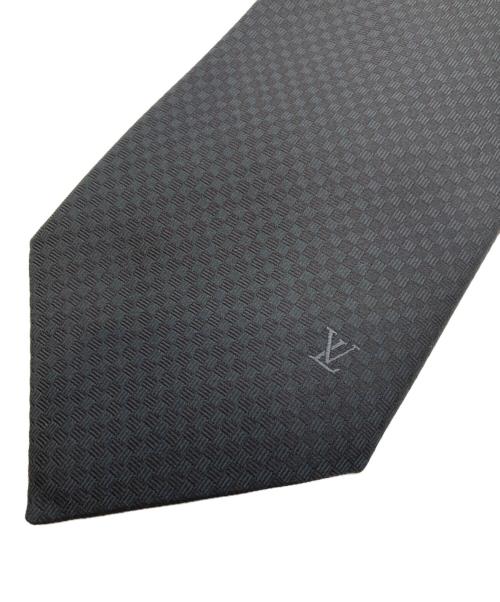 LOUIS VUITTON（ルイ ヴィトン）LOUIS VUITTON (ルイ ヴィトン) シルクネクタイ ブラック サイズ:-の古着・服飾アイテム