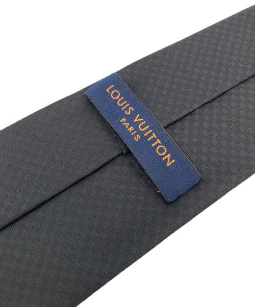 LOUIS VUITTON（ルイ ヴィトン）LOUIS VUITTON (ルイ ヴィトン) シルクネクタイ ブラック サイズ:-の古着・服飾アイテム