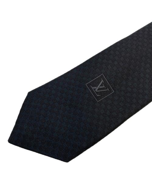LOUIS VUITTON（ルイ ヴィトン）LOUIS VUITTON (ルイ ヴィトン) シルクネクタイ ブラック サイズ:-の古着・服飾アイテム