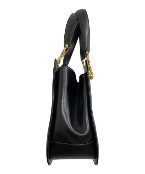 Salvatore Ferragamo（サルヴァトーレ フェラガモ）Salvatore Ferragamo (サルヴァトーレ フェラガモ) ガンチーニハンドバッグ ブラックの古着・服飾アイテム